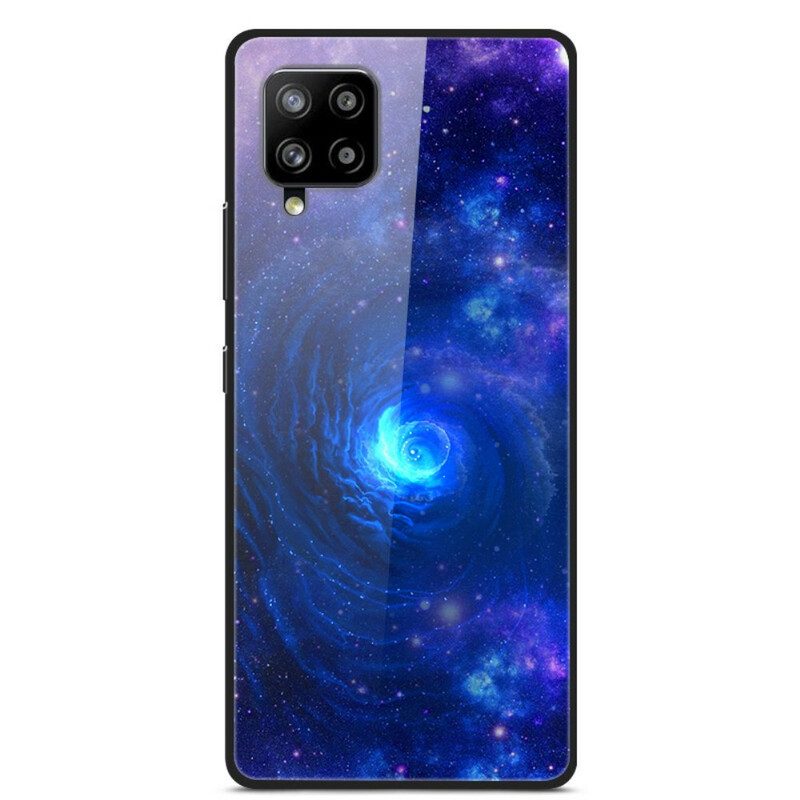 Cover Samsung Galaxy A42 5G Galassia In Vetro E Silicone