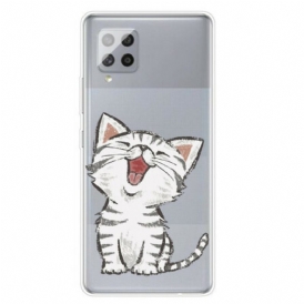 Cover Samsung Galaxy A42 5G Gatto Carino