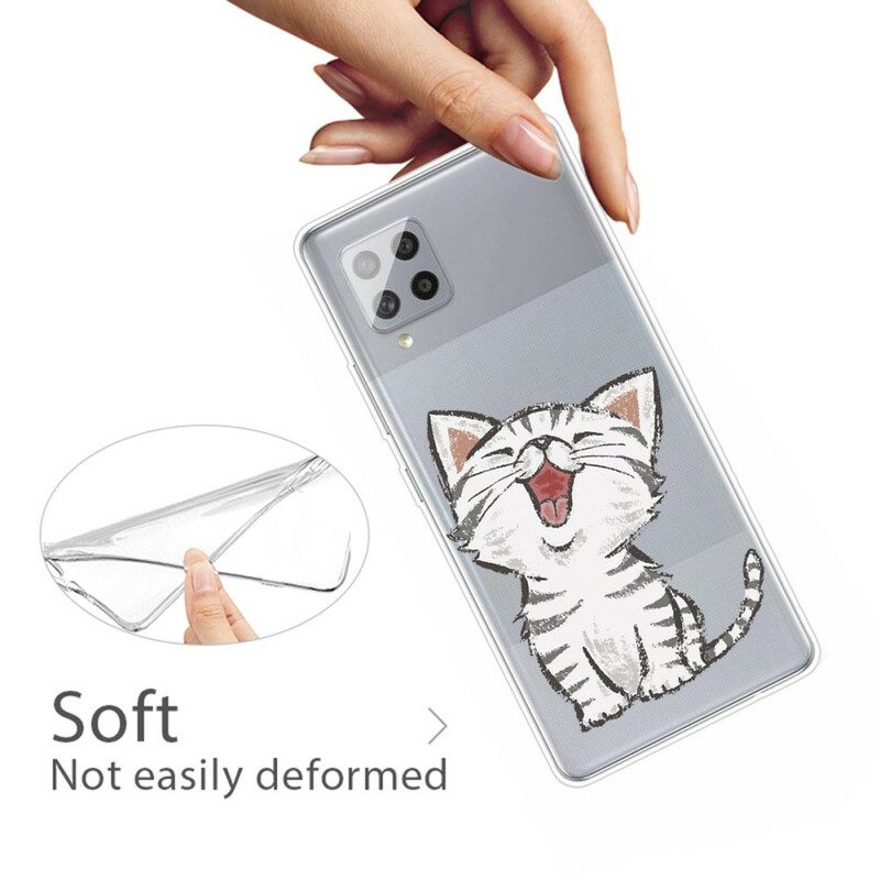 Cover Samsung Galaxy A42 5G Gatto Carino