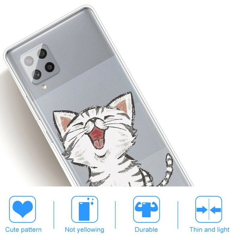 Cover Samsung Galaxy A42 5G Gatto Carino