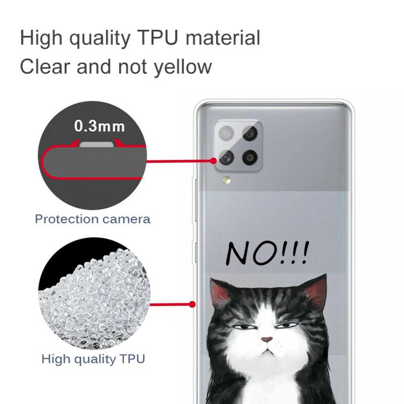 Cover Samsung Galaxy A42 5G Il Gatto Che Dice Di No