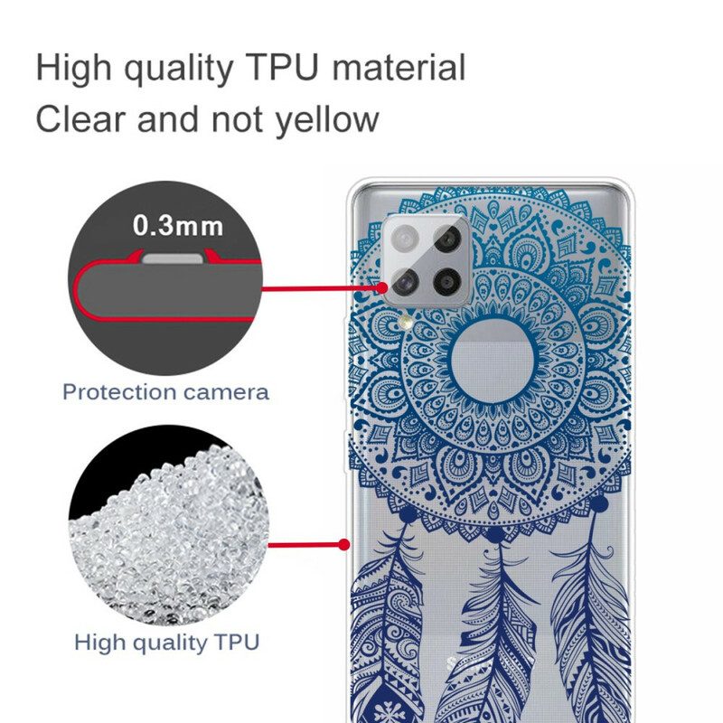 Cover Samsung Galaxy A42 5G Mandala A Fiore Singolo