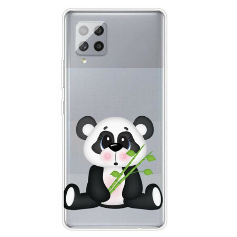 Cover Samsung Galaxy A42 5G Panda Triste Senza Soluzione Di Continuità