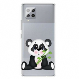 Cover Samsung Galaxy A42 5G Panda Triste Senza Soluzione Di Continuità