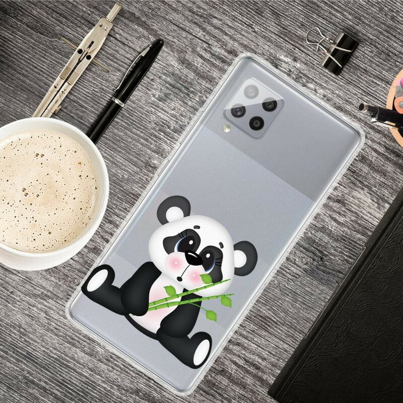 Cover Samsung Galaxy A42 5G Panda Triste Senza Soluzione Di Continuità