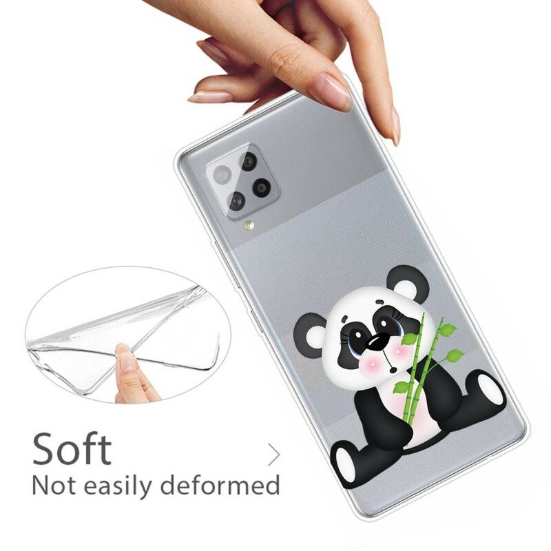 Cover Samsung Galaxy A42 5G Panda Triste Senza Soluzione Di Continuità