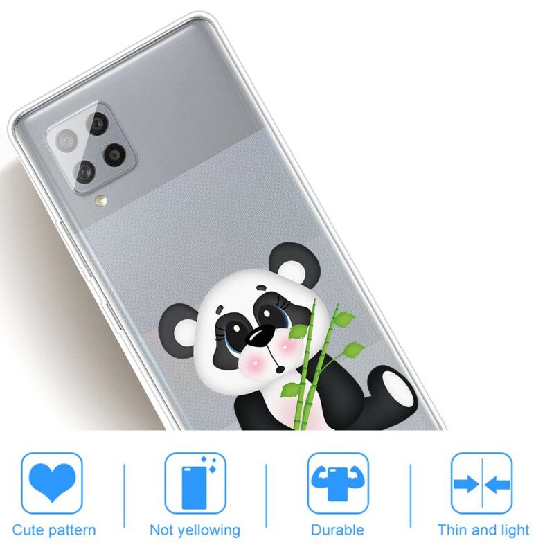 Cover Samsung Galaxy A42 5G Panda Triste Senza Soluzione Di Continuità