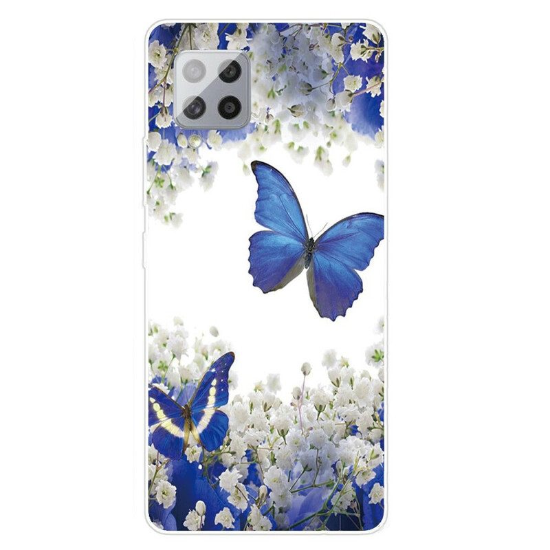 Cover Samsung Galaxy A42 5G Progettare Farfalle