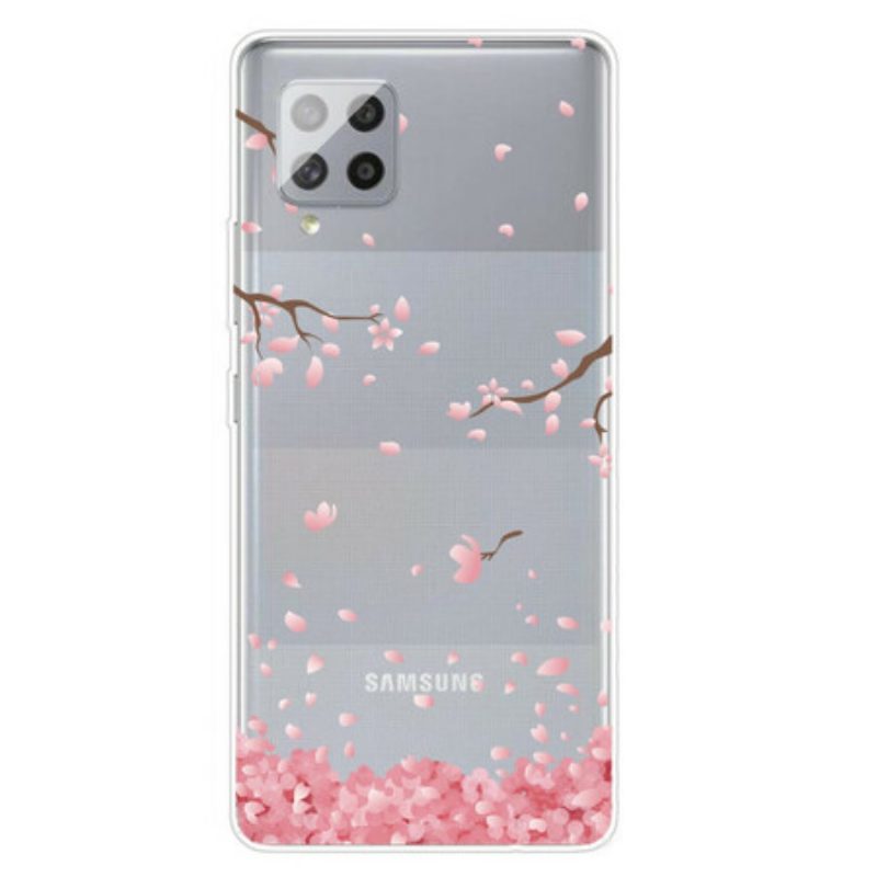 Cover Samsung Galaxy A42 5G Rami Fioriti