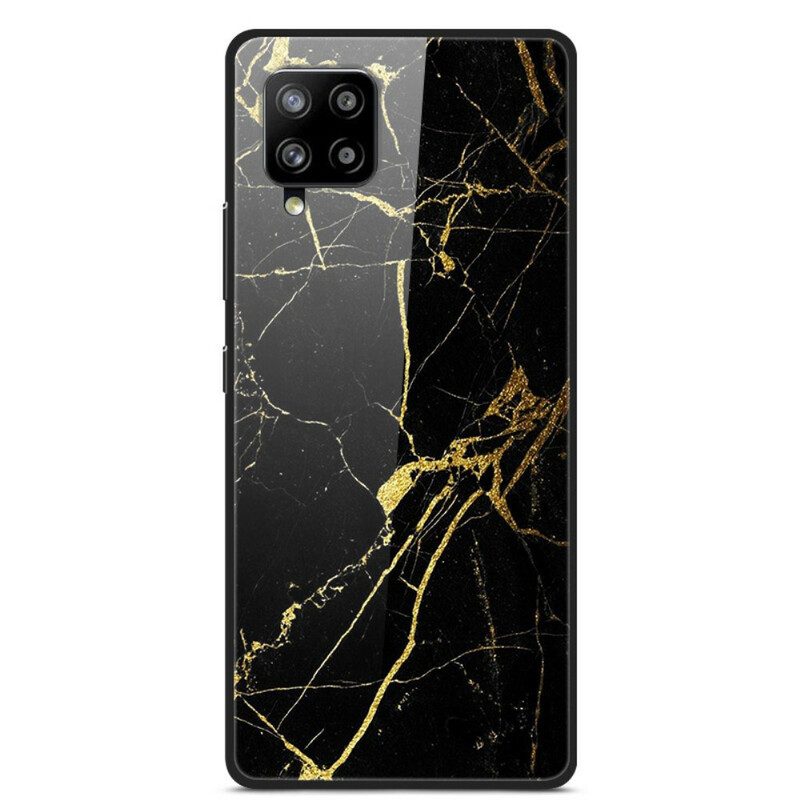 Cover Samsung Galaxy A42 5G Vetro Temperato Supreme Marble