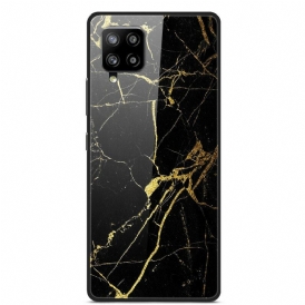 Cover Samsung Galaxy A42 5G Vetro Temperato Supreme Marble