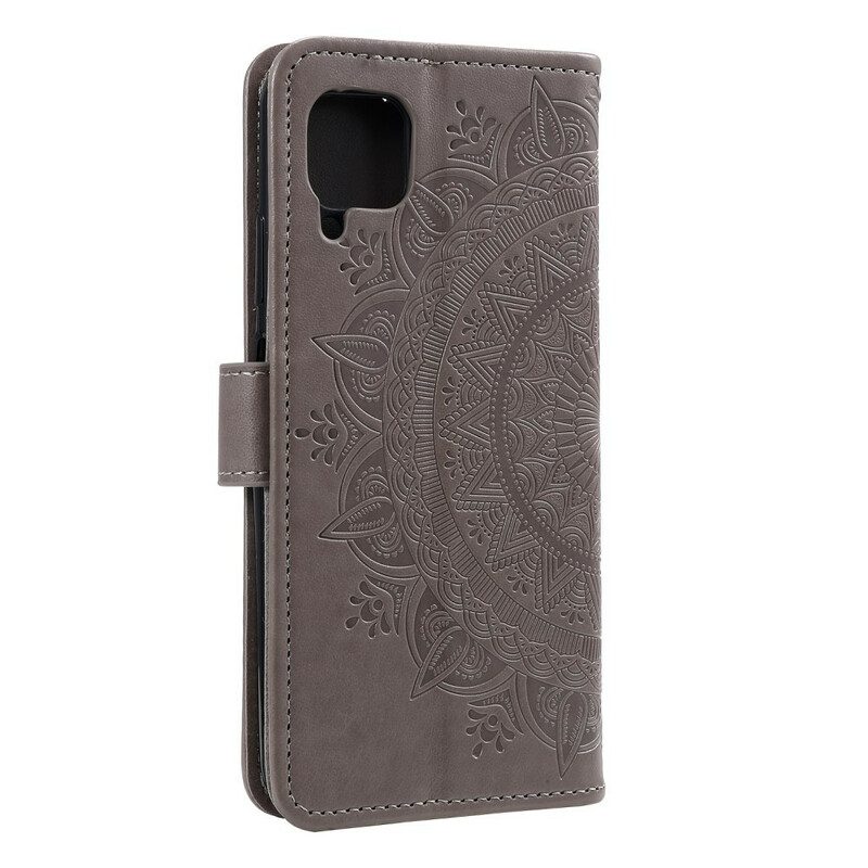 Custodia in pelle Samsung Galaxy A42 5G Mandala Del Sole