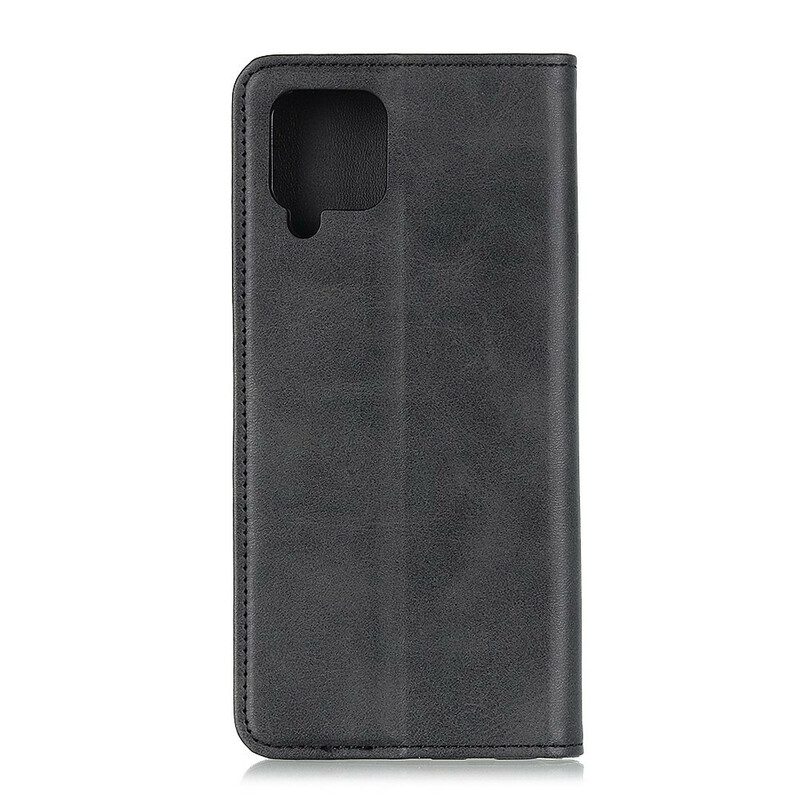 Folio Cover Samsung Galaxy A42 5G Custodia in pelle Cuoio Spaccato