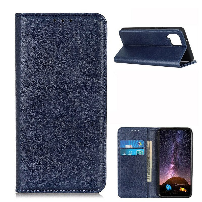 Folio Cover Samsung Galaxy A42 5G Custodia in pelle Stile Pelle Sobrietà