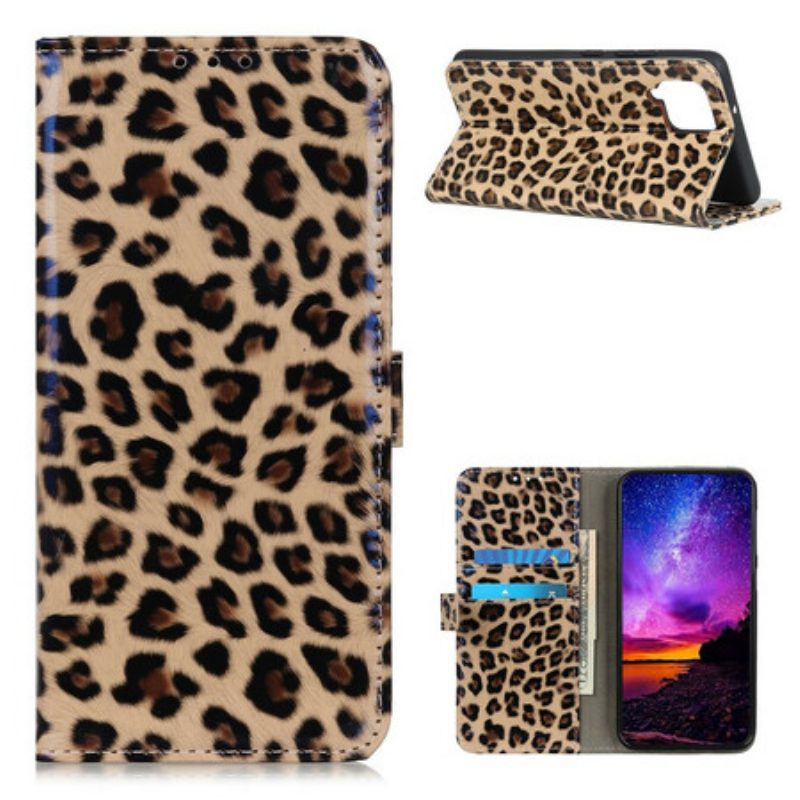 Folio Cover Samsung Galaxy A42 5G Leopardo