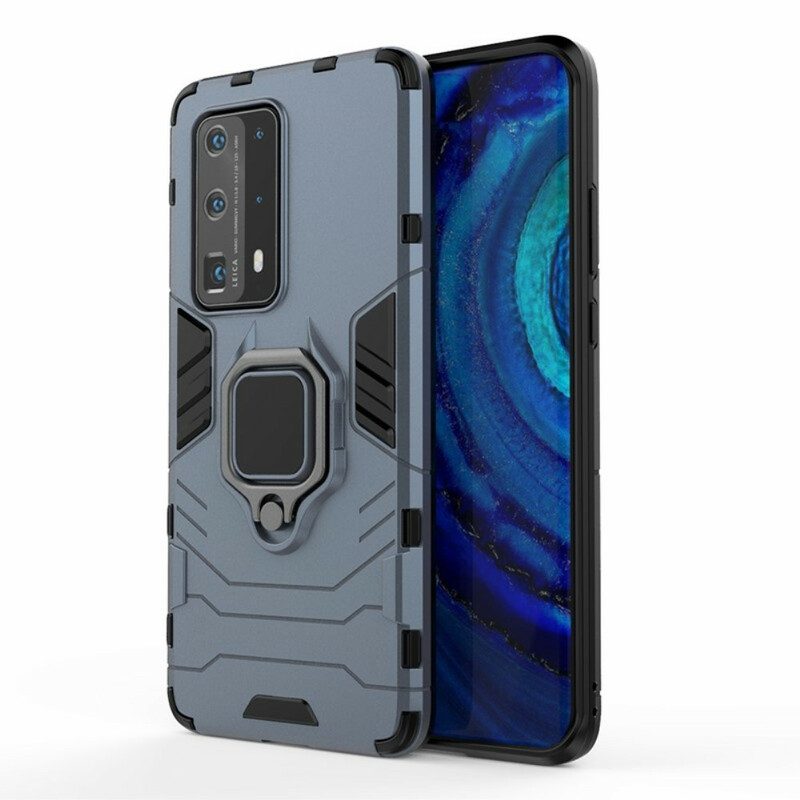 Cover Huawei P40 Pro Plus Anello Resistente