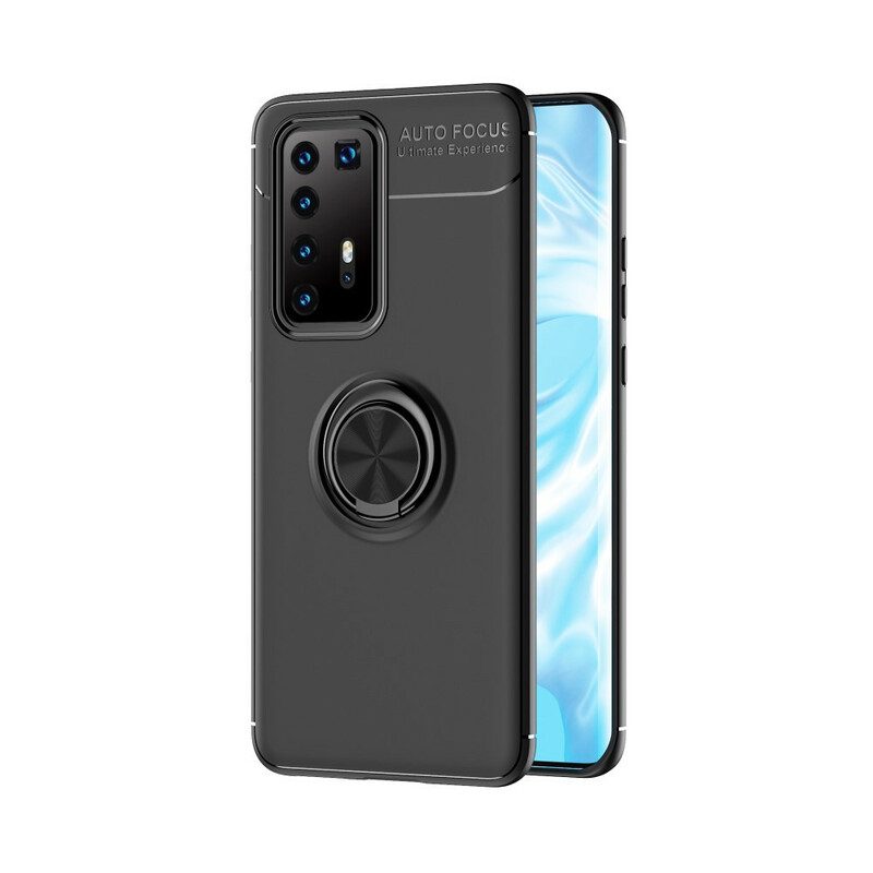 Cover Huawei P40 Pro Plus Anello Rotante