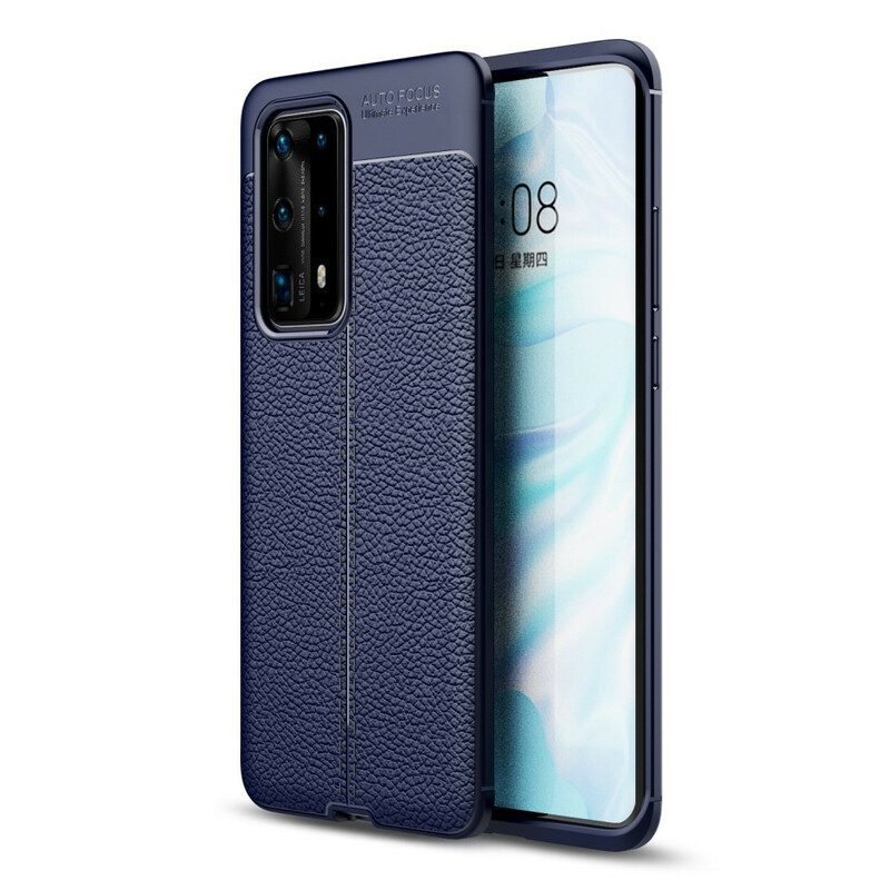 Cover Huawei P40 Pro Plus Struttura Flessibile In Fibra Di Carbonio