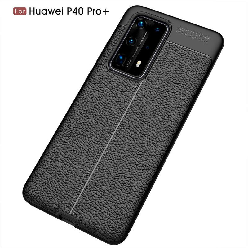 Cover Huawei P40 Pro Plus Struttura Flessibile In Fibra Di Carbonio