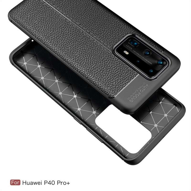 Cover Huawei P40 Pro Plus Struttura Flessibile In Fibra Di Carbonio