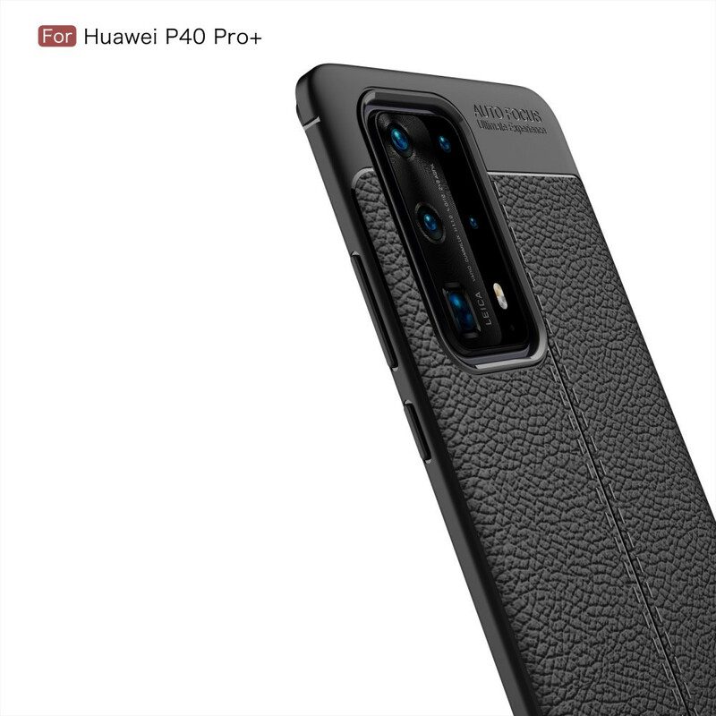 Cover Huawei P40 Pro Plus Struttura Flessibile In Fibra Di Carbonio