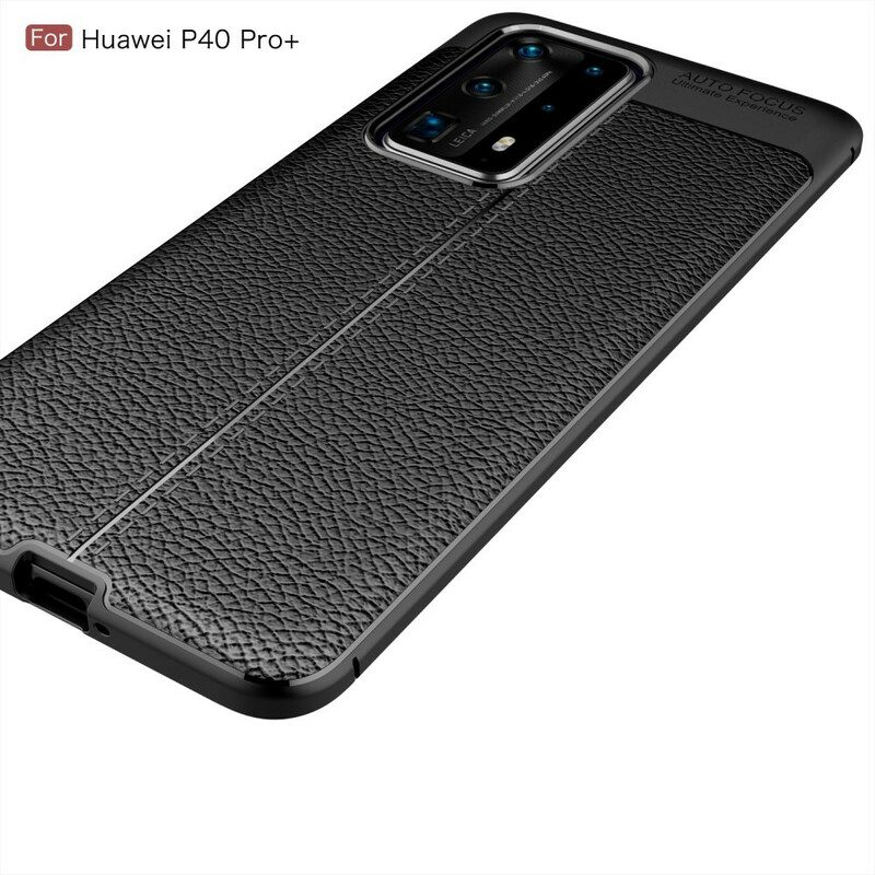 Cover Huawei P40 Pro Plus Struttura Flessibile In Fibra Di Carbonio