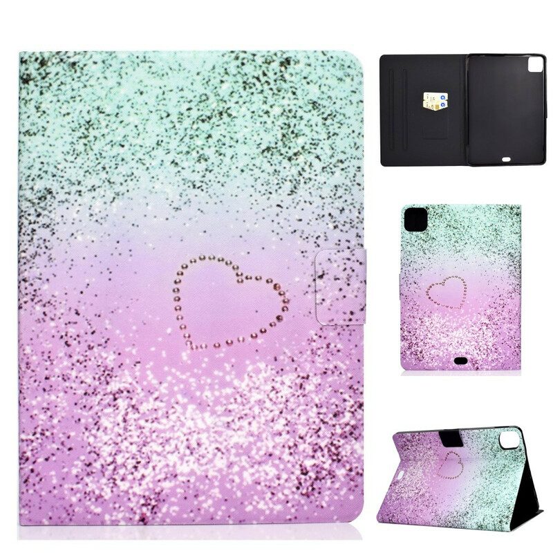 Custodia in pelle iPad Pro 11" (2020) Paillettes Lucide