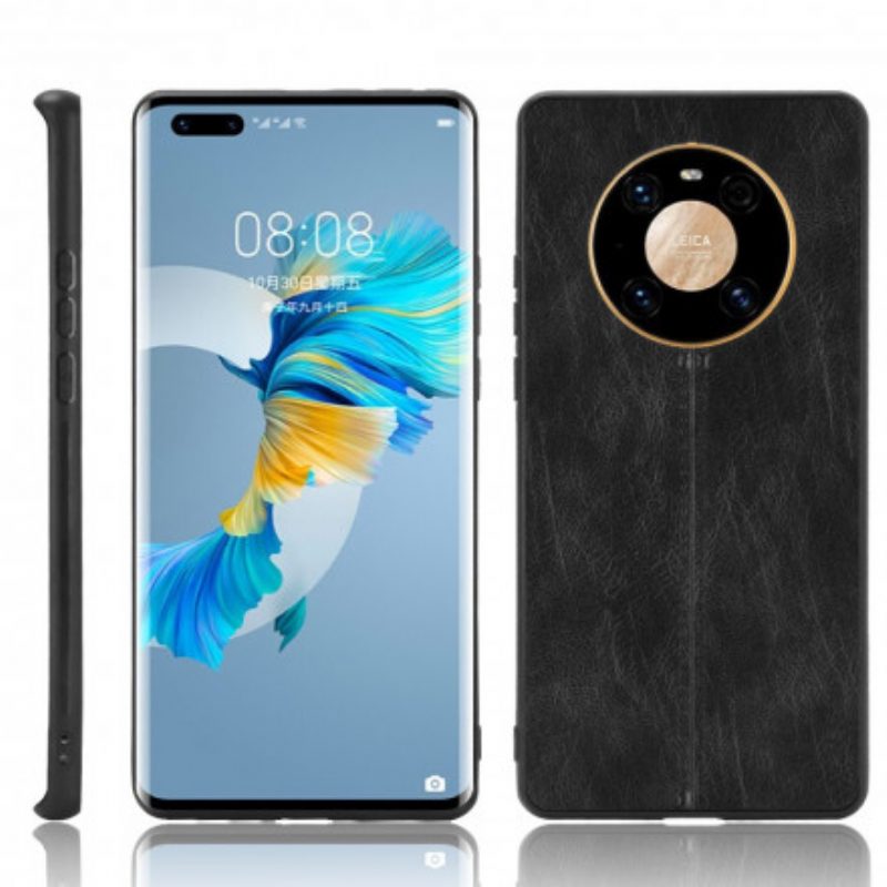 Cover Huawei Mate 40 Pro Effetto Pelle Couture