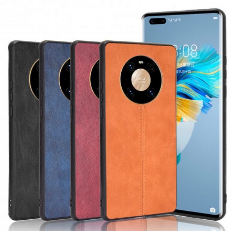 Cover Huawei Mate 40 Pro Effetto Pelle Couture