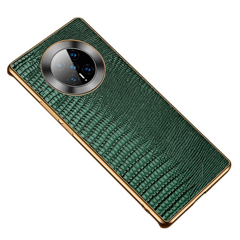 Cover Huawei Mate 40 Pro Vera Pelle Di Lucertola