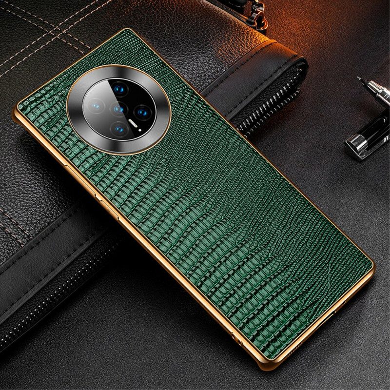 Cover Huawei Mate 40 Pro Vera Pelle Di Lucertola