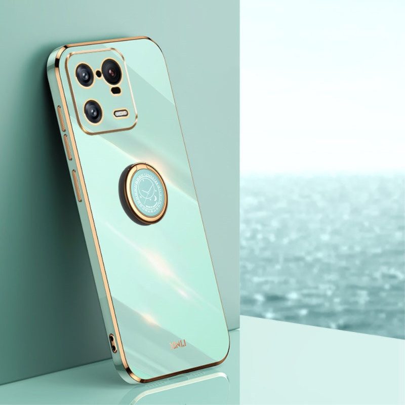 Cover Xiaomi 13 Pro Porta Anelli Effetto Metallo Xinli