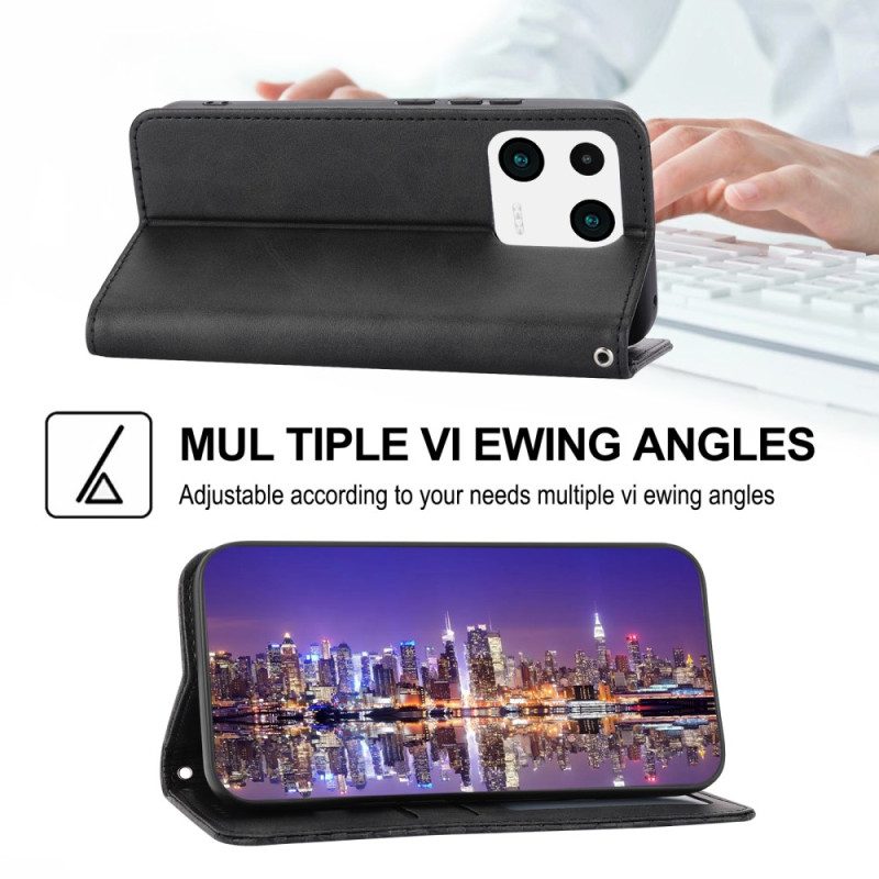 Folio Cover Xiaomi 13 Pro Custodia in pelle Modello In Pelle Stile 3d