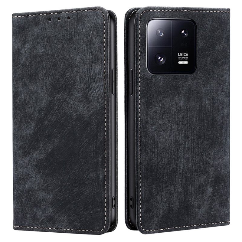 Folio Cover Xiaomi 13 Pro Custodia in pelle Retrò