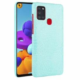 Cover Samsung Galaxy A21s Effetto Pelle Di Coccodrillo