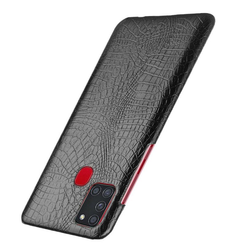 Cover Samsung Galaxy A21s Effetto Pelle Di Coccodrillo