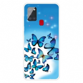 Cover Samsung Galaxy A21s Farfalle Farfalle