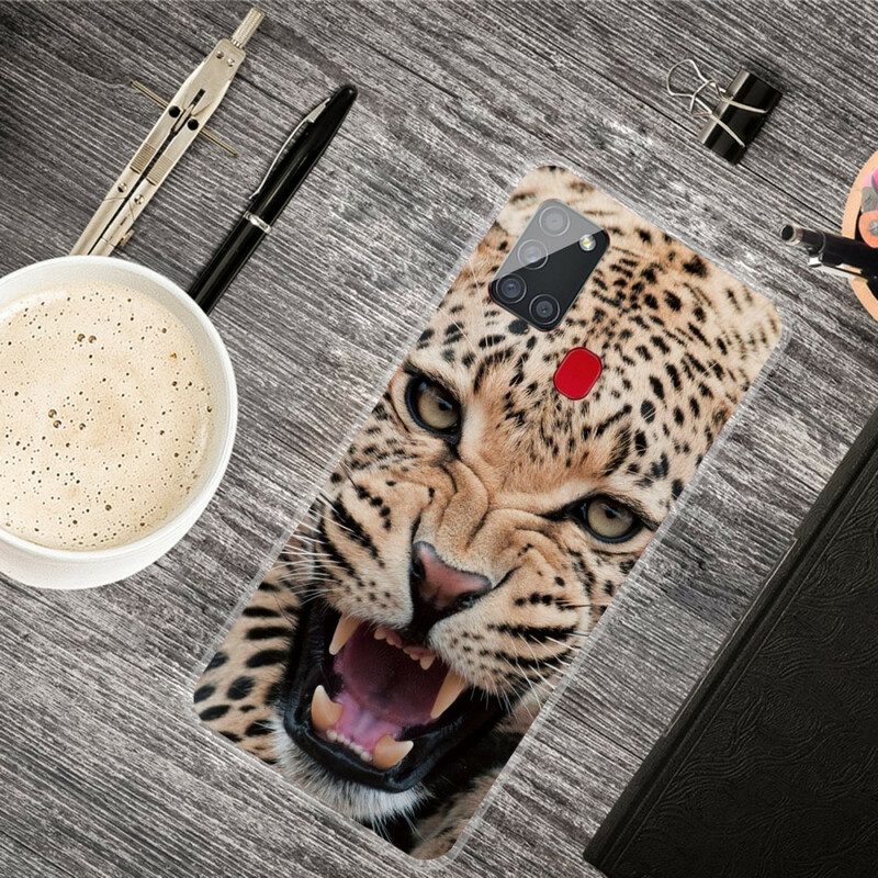 Cover Samsung Galaxy A21s Felino Favoloso