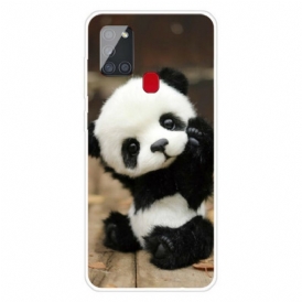 Cover Samsung Galaxy A21s Panda Flessibile