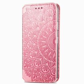 Folio Cover Samsung Galaxy A21s Custodia in pelle Mandala