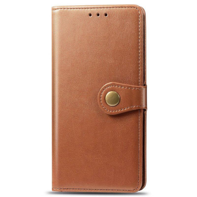 Folio Cover Samsung Galaxy A21s Ecopelle E Chiusura Vintage