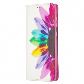 Folio Cover Samsung Galaxy A21s Fiore Dell'acquerello