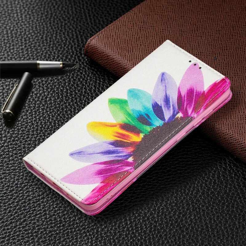 Folio Cover Samsung Galaxy A21s Fiore Dell'acquerello