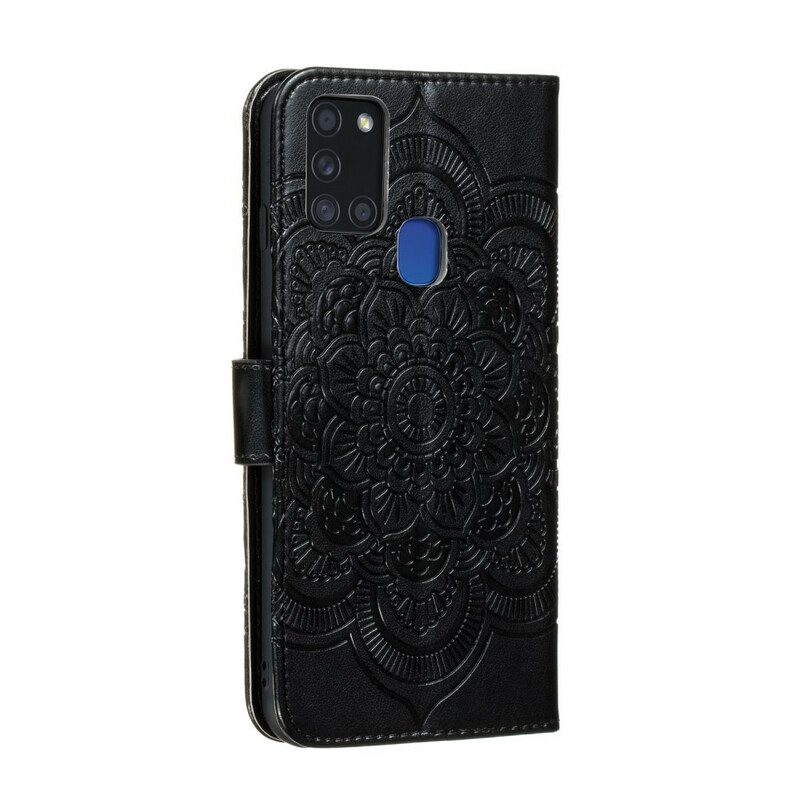 Folio Cover Samsung Galaxy A21s Mandala Completo