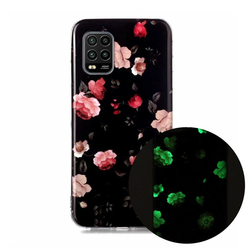 Cover Xiaomi Mi 10 Lite Floreali Fluorescenti