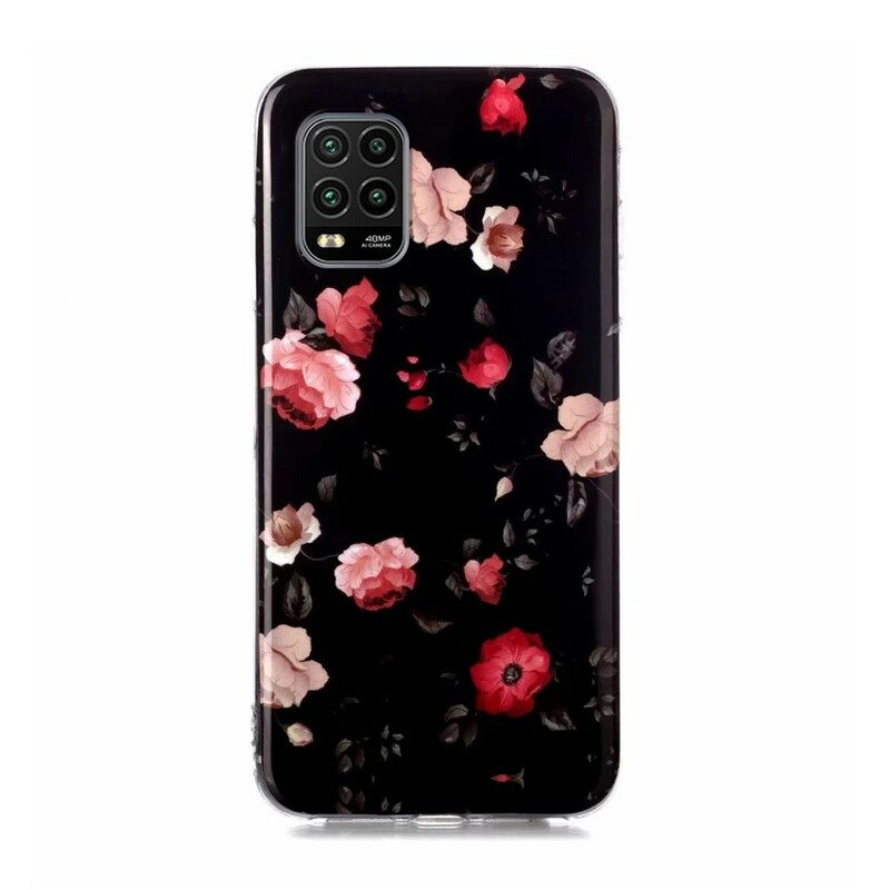 Cover Xiaomi Mi 10 Lite Floreali Fluorescenti