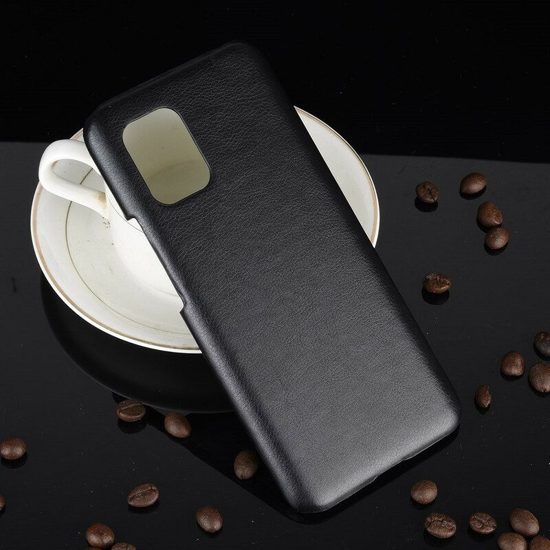 Cover Xiaomi Mi 10 Lite Litchi Performance Effetto Pelle