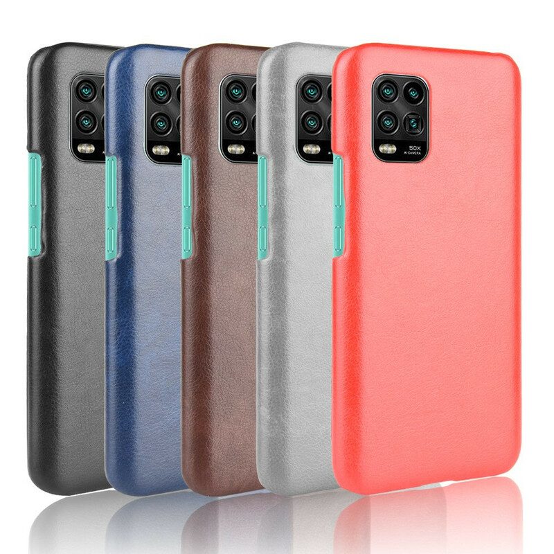 Cover Xiaomi Mi 10 Lite Litchi Performance Effetto Pelle