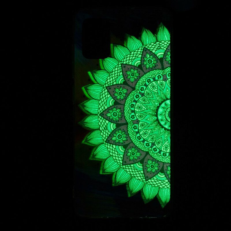 Cover Xiaomi Mi 10 Lite Mandala Colorato Fluorescente