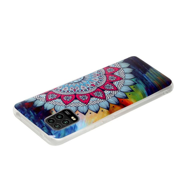 Cover Xiaomi Mi 10 Lite Mandala Colorato Fluorescente